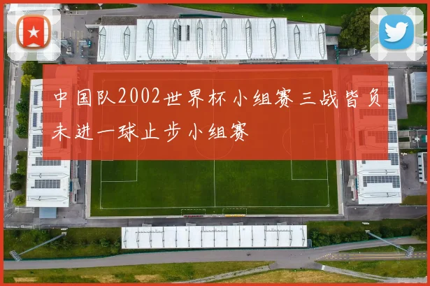 中国队2002世界杯小组赛三战皆负未进一球止步小组赛