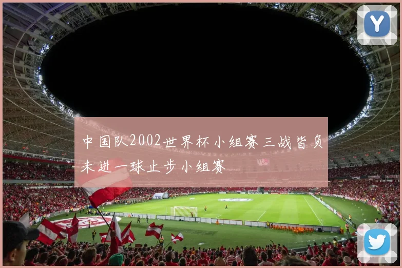 中国队2002世界杯小组赛三战皆负未进一球止步小组赛
